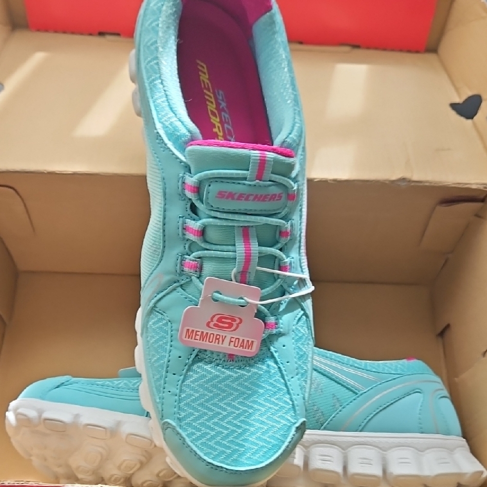 Skechers Blue Sneakers Lightweight Breathable Design